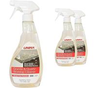 Project DIY® Unika Granite & Quartz Worktop Cleaner Streak-Free Formula for Daily Use - Removes Grease, Dirt & Stains, Keeps Surfaces Gleaming, Suitable for All Granite & Quartz Finishes Pack of 2