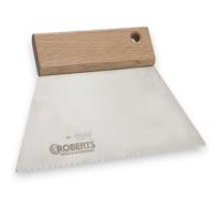 Project DIY® V-Notch Wood Flooring Adhesive Trowel - B2 - for Wood Glue Application - Compatible with Bona, Osmo, Kahrs, Junckers, Rewmar, Sika, Lecol (B2 Adhesive Spreader (18cm Wide)