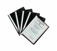 Q-Connect A4 Project Folder - Black (Pack of 25)