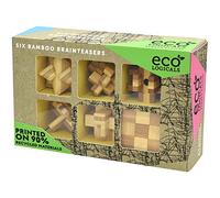 Project Genius Ecological Collection of Wooden Puzzles, Brown