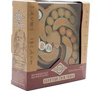 Project Genius Inc. TG436 Egyptian Coin Trade Rome Brain Teaser Puzzle, Brown