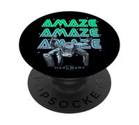 Project Hail Mary Amazing Rocky The Alien Neon Portrait PopSockets Adhesive PopGrip
