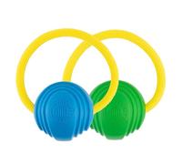 Project Hive Interactive Dog Toys - Set of 2 Looped Balls - Compatible with Hive Zoomer Dog Ball Thrower - Perfect for Fetch and Tug Play - Green and Blue