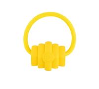 PROJECT HIVE ·PET COMPANY· Dog Ball | Looped Small Toy | Interactive Dog Toys Compatible with Zoomer Dog Ball Thrower | Dog Toys Perfect for Fetch and Tug Play | Yellow