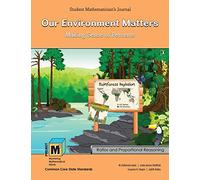 Project M3: Level 5-6: Our Environment Matters: Making Sense of Percents Student Mathematicians Journal