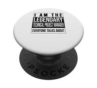 Project-Manager Birthday born Technical-Project-Manager PopSockets Adhesive PopGrip