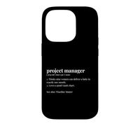 Project Manager Dictionary Funny Project Management Case for iPhone 14 Pro