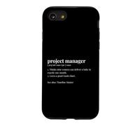 Project Manager Dictionary Funny Project Management Case for iPhone SE (2020) / 7/8