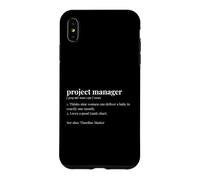 Project Manager Dictionary Funny Project Management Case for iPhone XS Max