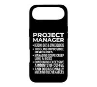 Project Manager Funny Job Duties List Sarcastic Typography Case for iPhone Air