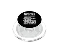Project Manager Funny Job Duties List Sarcastic Typography PopSockets PopGrip for MagSafe
