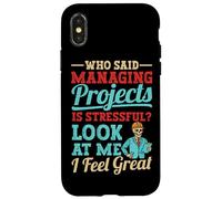 Project Manager funny Project Management Case for iPhone X/XS