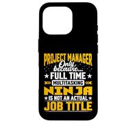 Project Manager Job Title Funny Project Director Boss Case for iPhone 16 Pro
