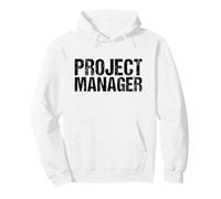 Project Manager Management Job Retro Graphic Black Text Pullover Hoodie