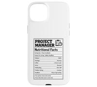 Project Manager Nutritional Facts Management Professional Case for iPhone 15 Plus