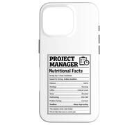Project Manager Nutritional Facts Management Professional Case for iPhone 16 Pro