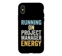 Project Manager Running On PM Energy Agile Leadership Case for iPhone X/XS