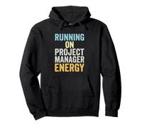 Project Manager Running On PM Energy Agile Leadership Pullover Hoodie