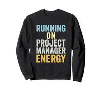 Project Manager Running On PM Energy Agile Leadership Sweatshirt