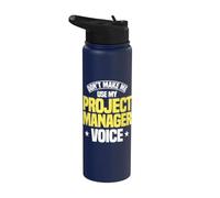 Project Manager Voice Leader Employee Job Profession Stainless Steel Insulated Water Bottle