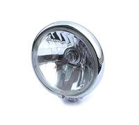 Project Motorcycle Headlight 5.75 Inch 146mm | Bottom Mount to fit BMW Boxer R45 65 80 100, Triumph Scrambler and Custom Chopper | Compatible with Harley Davidson Sportster Dyna | Deep Chrome