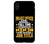Project Officer Job Title - Funny Project Manager Executive Case for iPhone XS Max