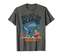 Project Our Oceans Be Kind Vibes Whale T-Shirt