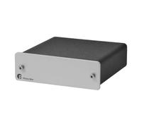 Project Phono Box (MM/MC) Silver Turntable PreAmp | Switchable MM/MC, precise RIAA equalisation, low-noise ICs, hard-gold-plated RCA sockets, under 1 W in standby