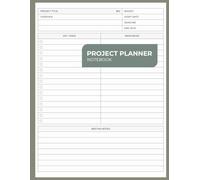 Project Planner Notebook: All in One Organizer for Business Projects, Team Collaboration, and Creative Planning