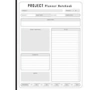 Project Planner Notebook: Project Management Workbook With Checklist | Project to do list Notebook | Project Planner for Business | Project Notebooks for Work