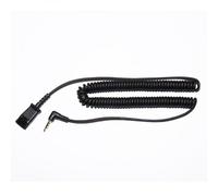 Project Telecom BL-07 (+P) QD to 3.5mm Jack Bottom Cord - Compatible with Plantronics QD Headsets - 18-Inch Cable - Connects to 3.5mm Headset Ports