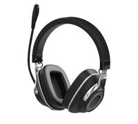 Project Telecom Professional Active Noise Cancelling Wireless Bluetooth Headset - Compatible with Microsoft Teams, Zoom, Webex - Bluetooth 5.0 & 3.5mm Jack (ANC Headset)