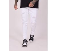 Project X Paris Jeans Colour: White 98% Cotton, 2% Spandex, for Men, Ideal for Everyday & Streetwear, with Size 28