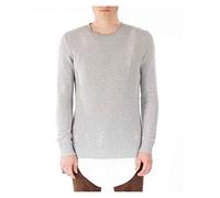 Project X Paris Lightweight Sweater with Rips 88167701 - M, Light Grey