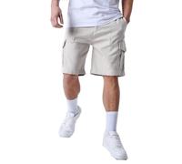 PROJECT X PARIS Men's Bermuda Shorts, 98% Cotton, 2% Spandex, Grey, Size 31