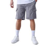 PROJECT X PARIS Men's Bermuda Shorts, 98% Cotton, 2% Spandex, Grey, Size 31