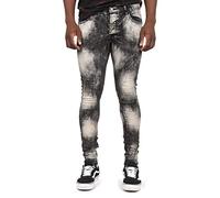 Project X Paris Skinny fit Washed Denim Jeans in Black 32, Black