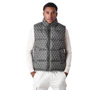 Project X Paris' Sleeveless All-Over Monogram Puffer Vest Gris S