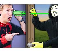 Project Zorgo is Spying on our Safe House vs Ninja Gadget Mystery Box (Unboxing Haul Challenge)