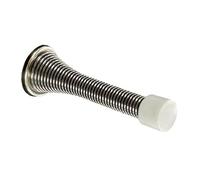 Projecting Wall Mounted Spring Metal Door Stop Chrome