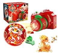 Projection Camera Toy | Pretend to Play Camera for New Year | Funny Spectator Toy with Projector Camera for Easter, Birthday and Celebrations
