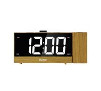 Projection Fm Desktop Clock, Bedroom Office Clock With Date, Week & Temperature Display, Digital Home Indoor Timer A