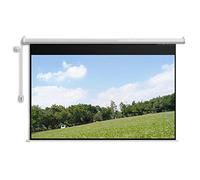 Projection Screen 100 Inch 16:9 Matte White Electric Motorized Projector Screen With 12V Trigger Remote Control For Home Theater