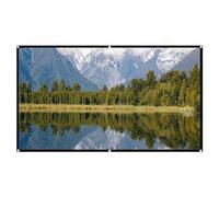 Projection Screen: 4K HD Large Screen, Outdoor Projection Screens | 16:9 Clear Image Black Border Anti-Light Projection Screen, Outdoor Folding Film Fabric