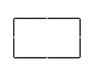 Projection Screen - 87.01 Inch Theater | Polyester Screen - Indoor Outdoor Magnetic Roll Up Large Portable Foldable 16 9 Display for Parties Meetings Classroom