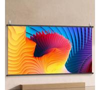 Projection Screen,HD Movie Screen,Auto-Locking 4K,Wrinkle-Free,Folding Home Theater Portable Indoor Outdoor Movie Screen(60in(16:9))