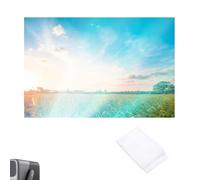 Projection Screen with Adhesives 180x120cm Foldable Projector Screens White Movie Film Display Cloth for Christmas Halloween