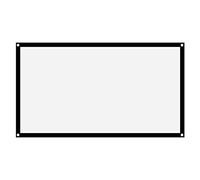 Projection Screens 40 in to 100in, Movie Projector Screen 16:9 4K HD Rear Front Movie Screen, Wrinkle-Free Design, Widescreen for Movie Home Theater Cinema Office Video Game (72 inches)