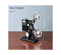 (Projector 101) Nostalgic retro resin ornaments, handicrafts, home decoration, mini ornaments, photography props, camera gramophone