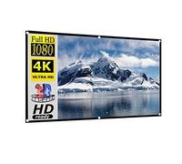 Projector 16:10 Anti Light Curtain 92 Inches With Black Border And Hole Portable 3D HD Projection Screen School Home Theatre